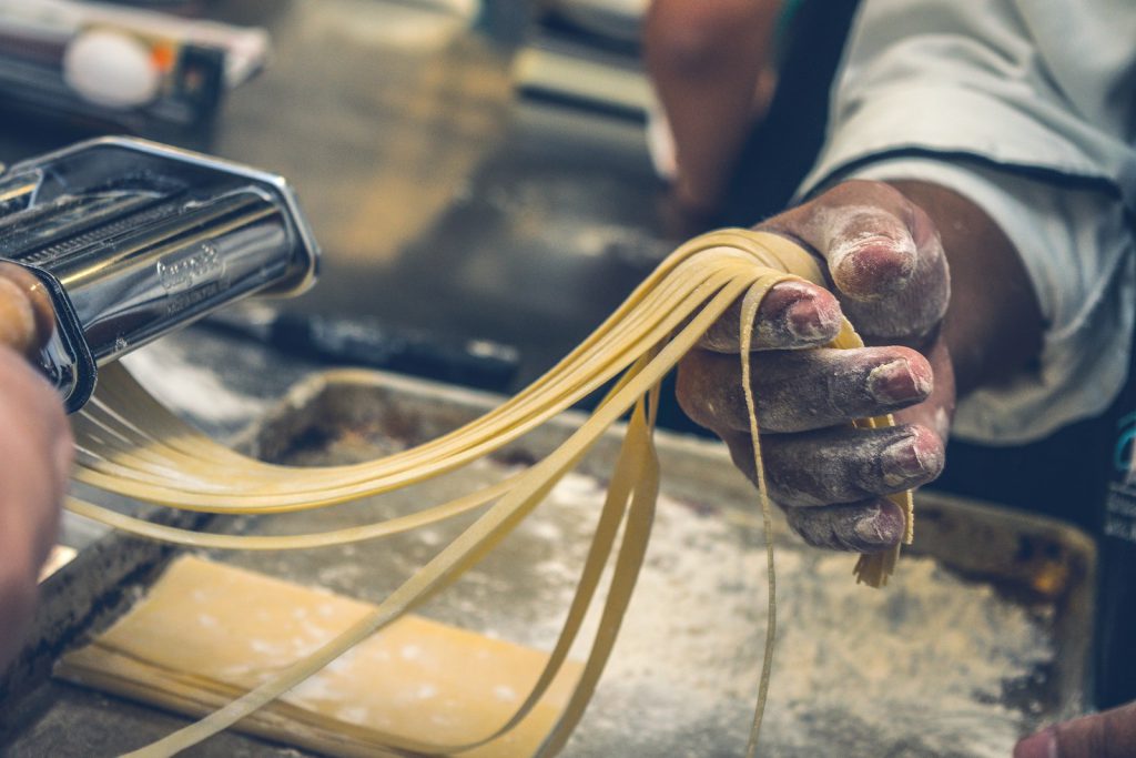 Live cooking demonstrations by chef